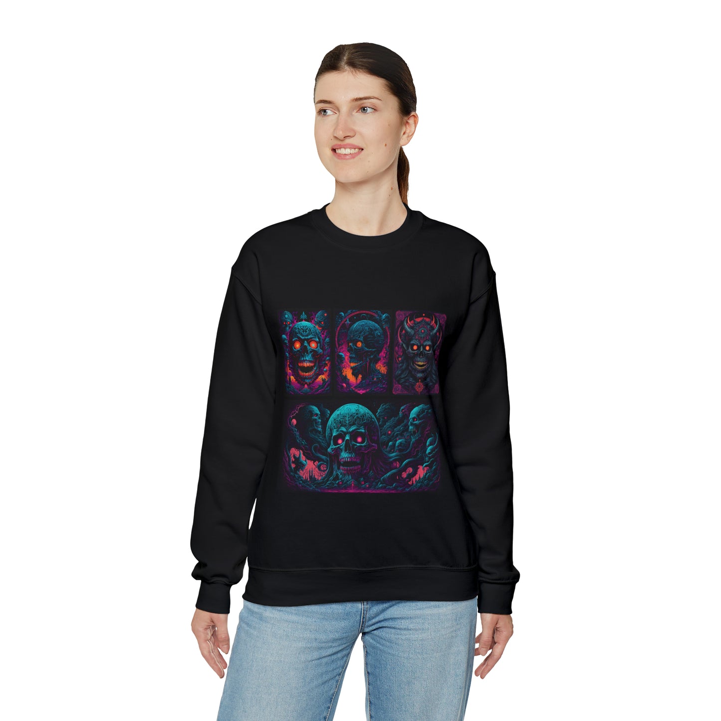 Retro Classic Horror Collection | Unisex Heavy Blend™ Crewneck Sweatshirt