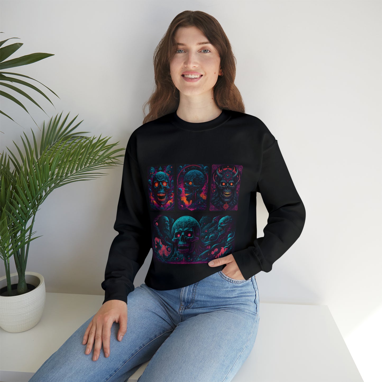 Retro Classic Horror Collection | Unisex Heavy Blend™ Crewneck Sweatshirt