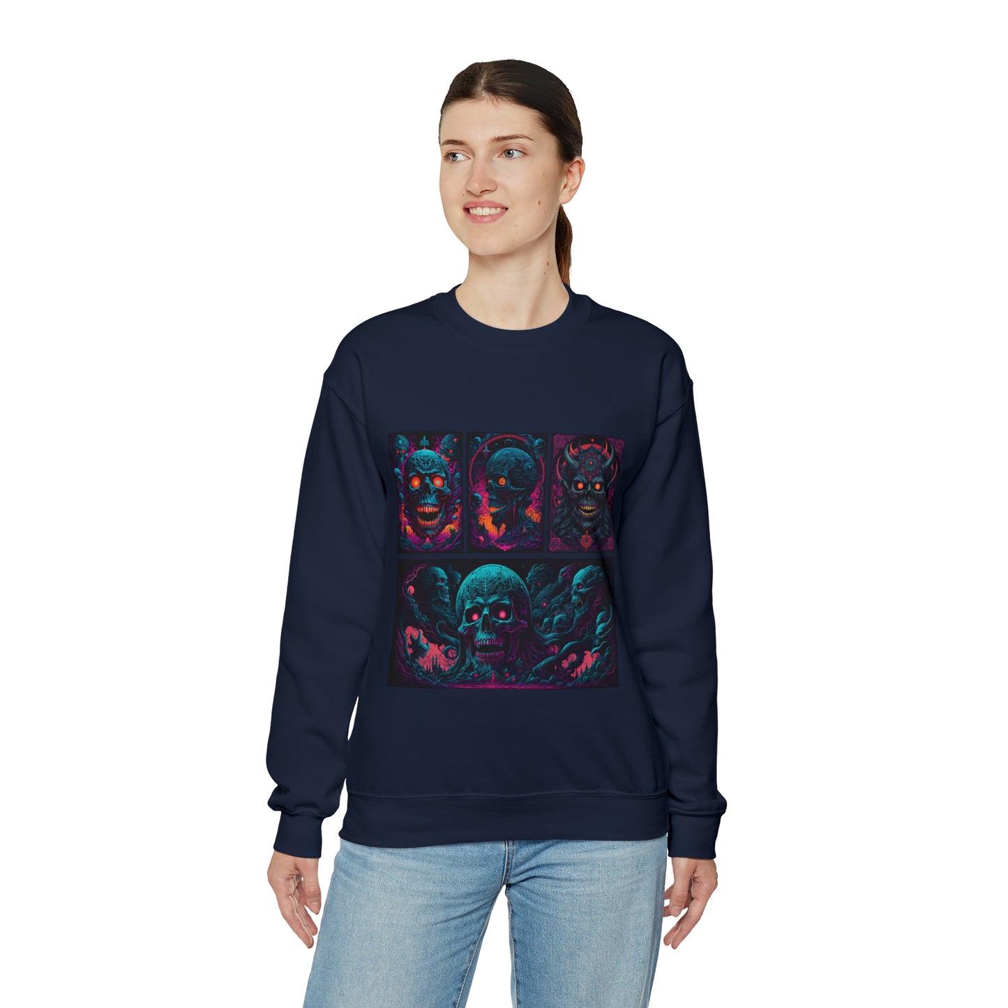 Retro Classic Horror Collection | Unisex Heavy Blend™ Crewneck Sweatshirt