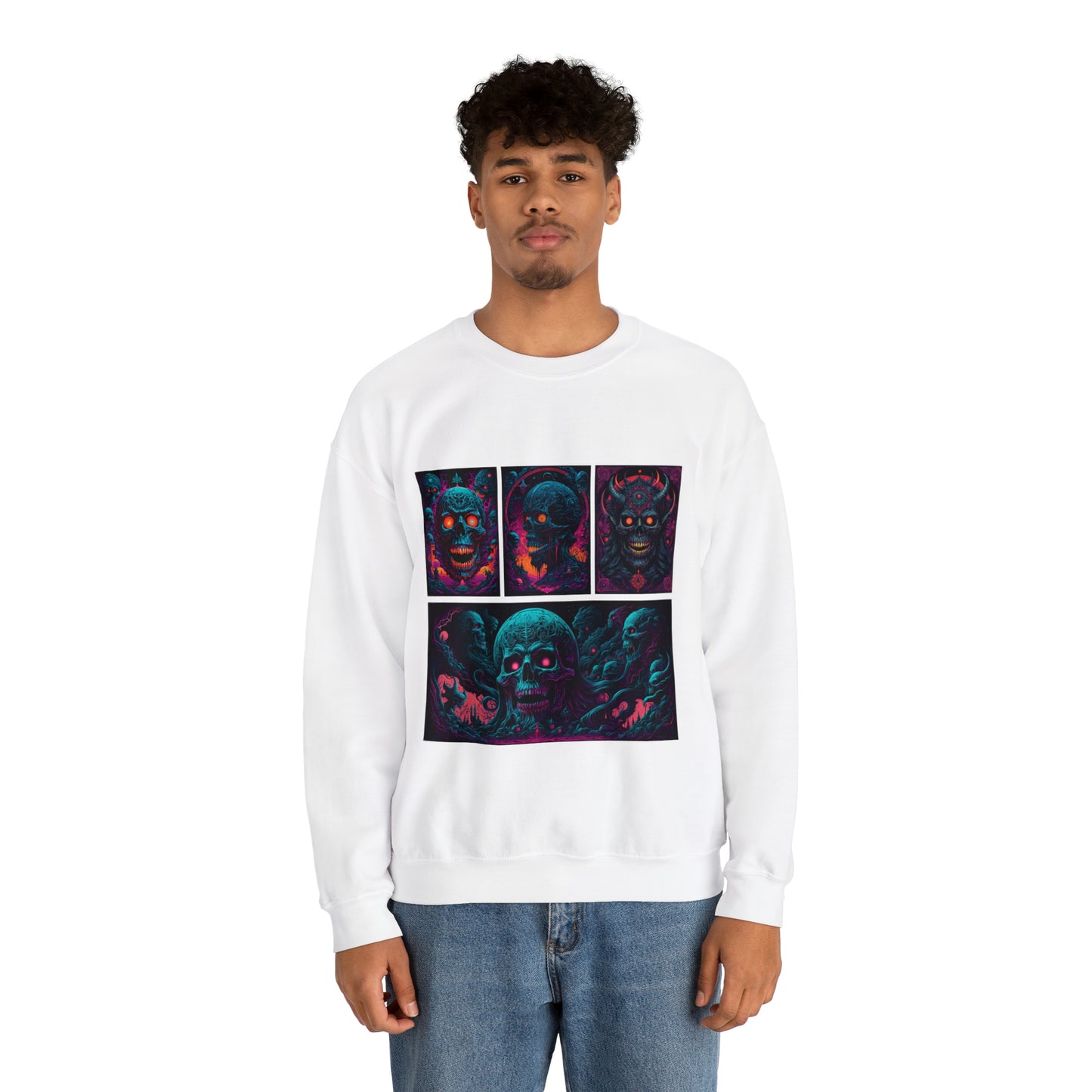 Retro Classic Horror Collection | Unisex Heavy Blend™ Crewneck Sweatshirt