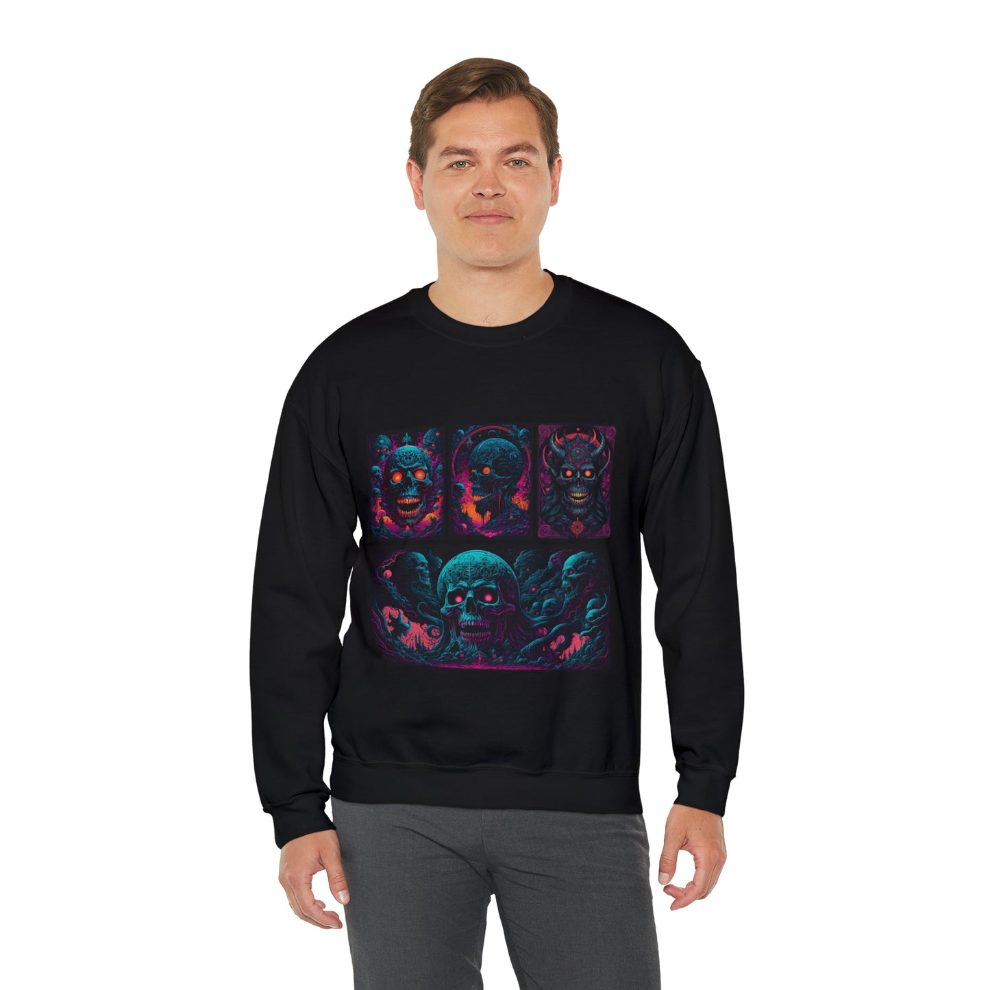 Retro Classic Horror Collection | Unisex Heavy Blend™ Crewneck Sweatshirt