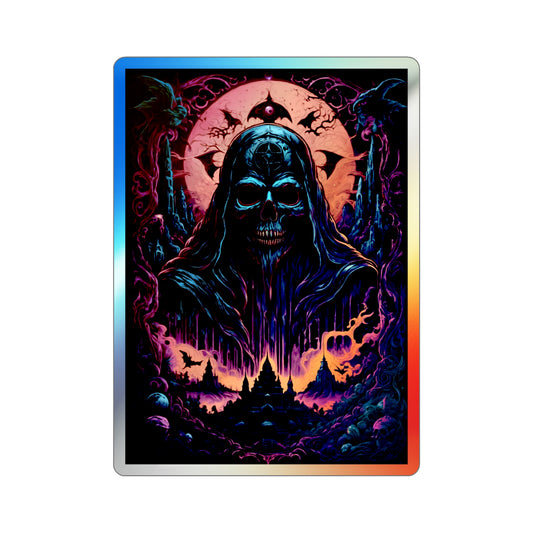 Retro Classic Horror | Holographic Die-cut Stickers