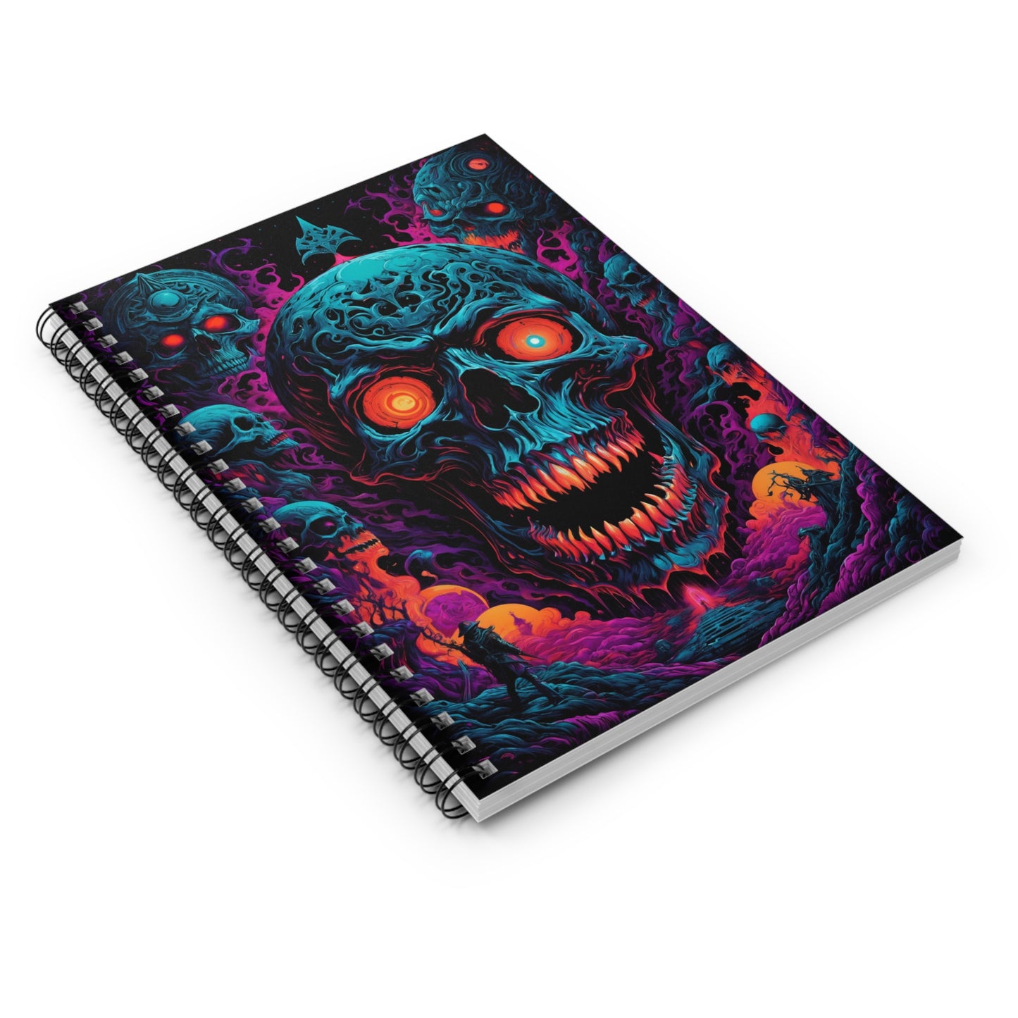 Retro Classic Horror | Spiral Notebook - Ruled Line