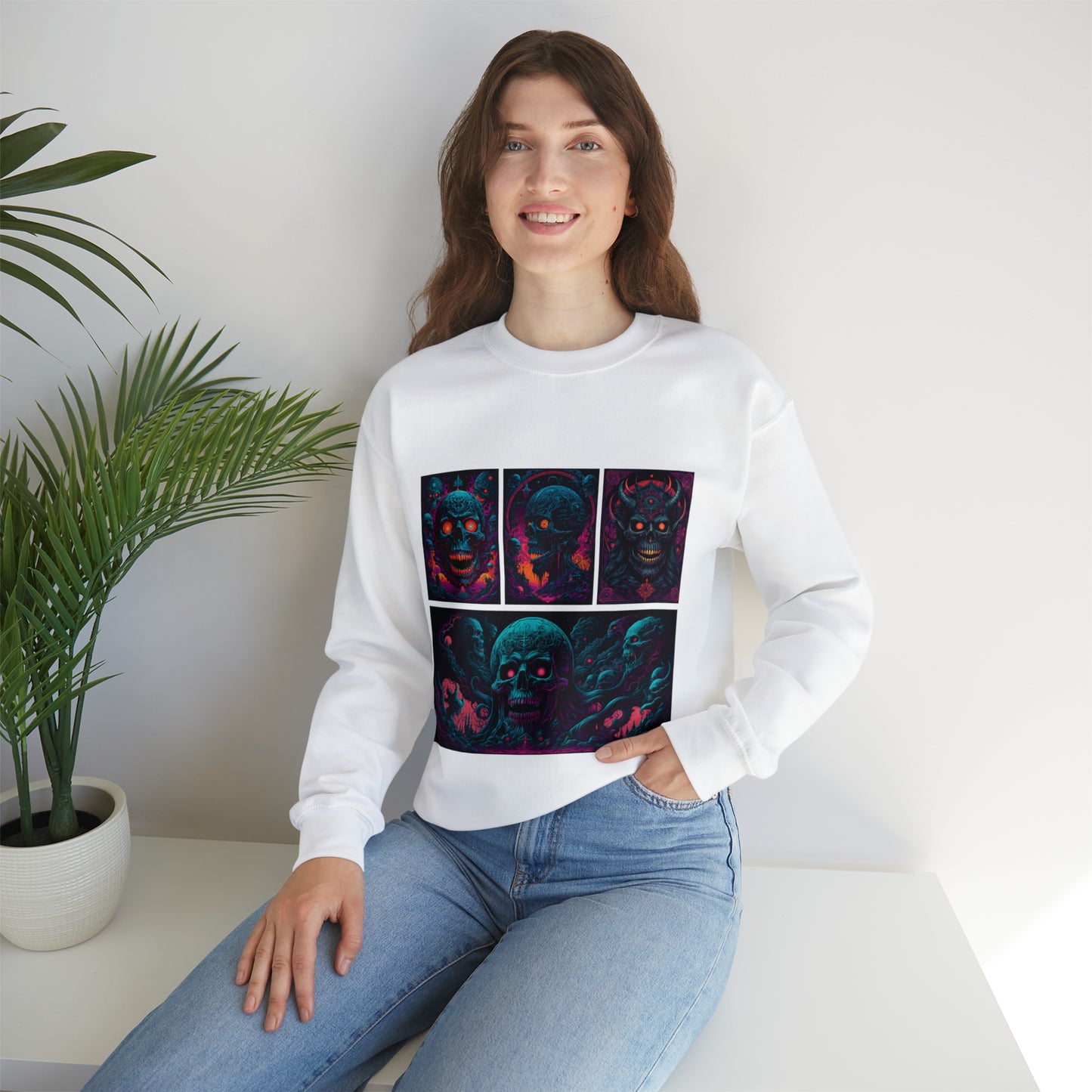 Retro Classic Horror Collection | Unisex Heavy Blend™ Crewneck Sweatshirt