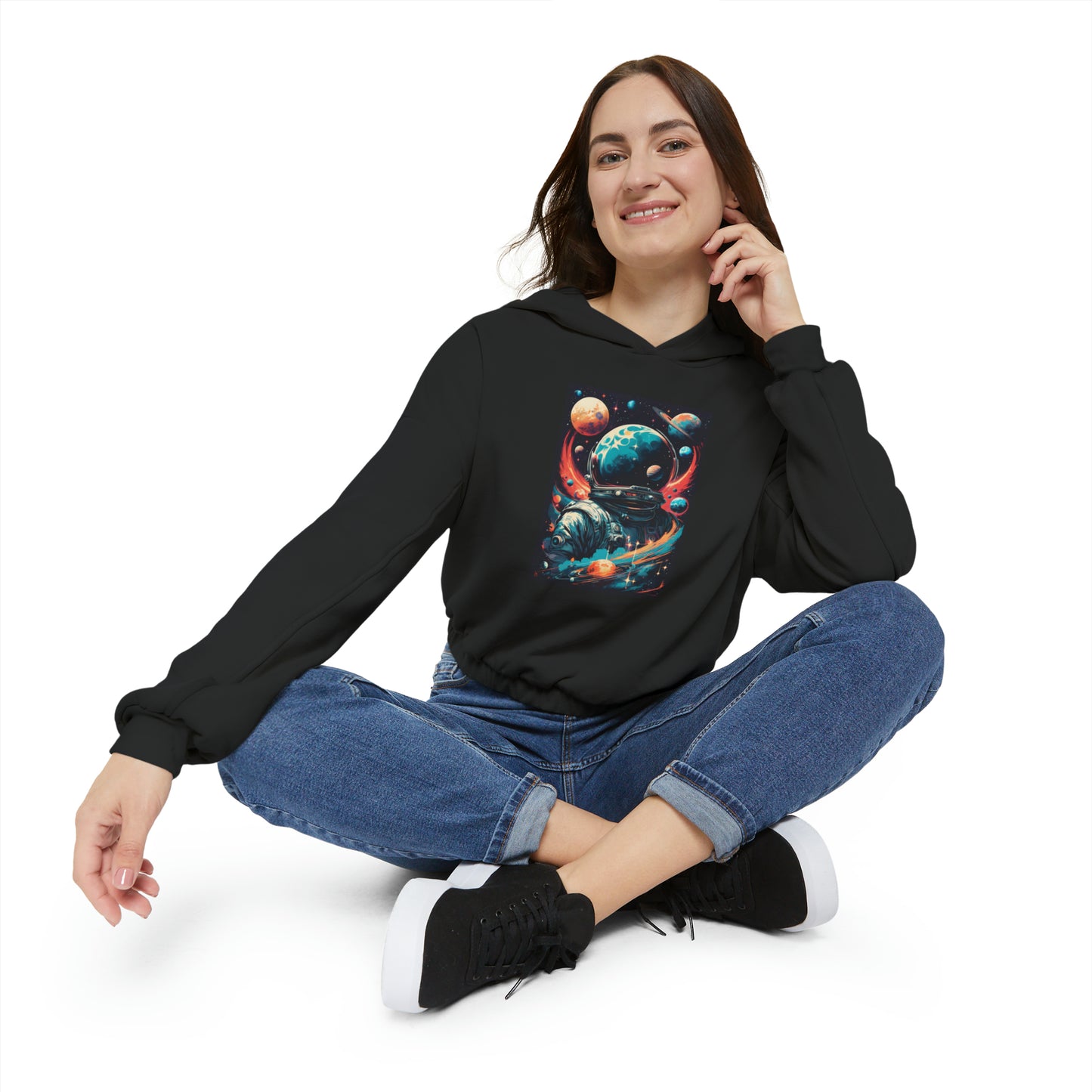 Space Edition | Women's Cinched Bottom Hoodie