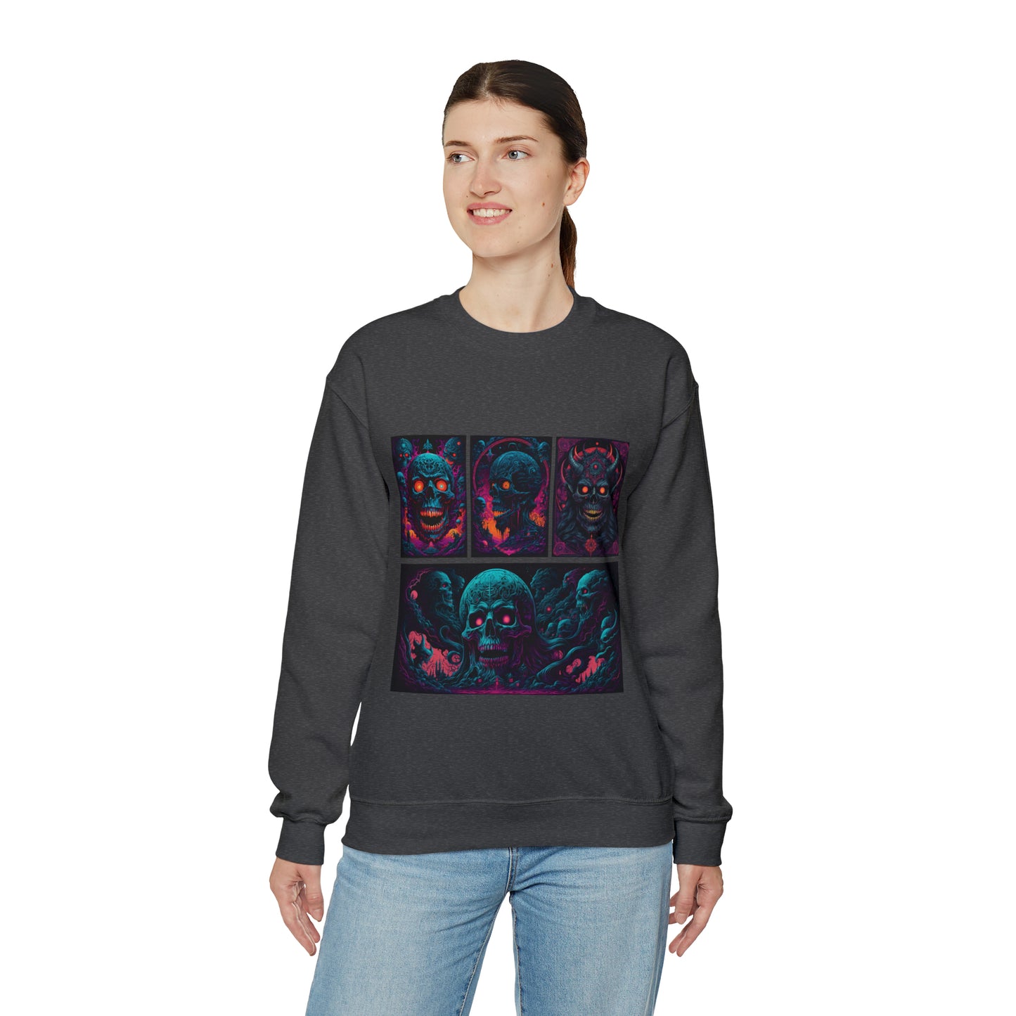 Retro Classic Horror Collection | Unisex Heavy Blend™ Crewneck Sweatshirt