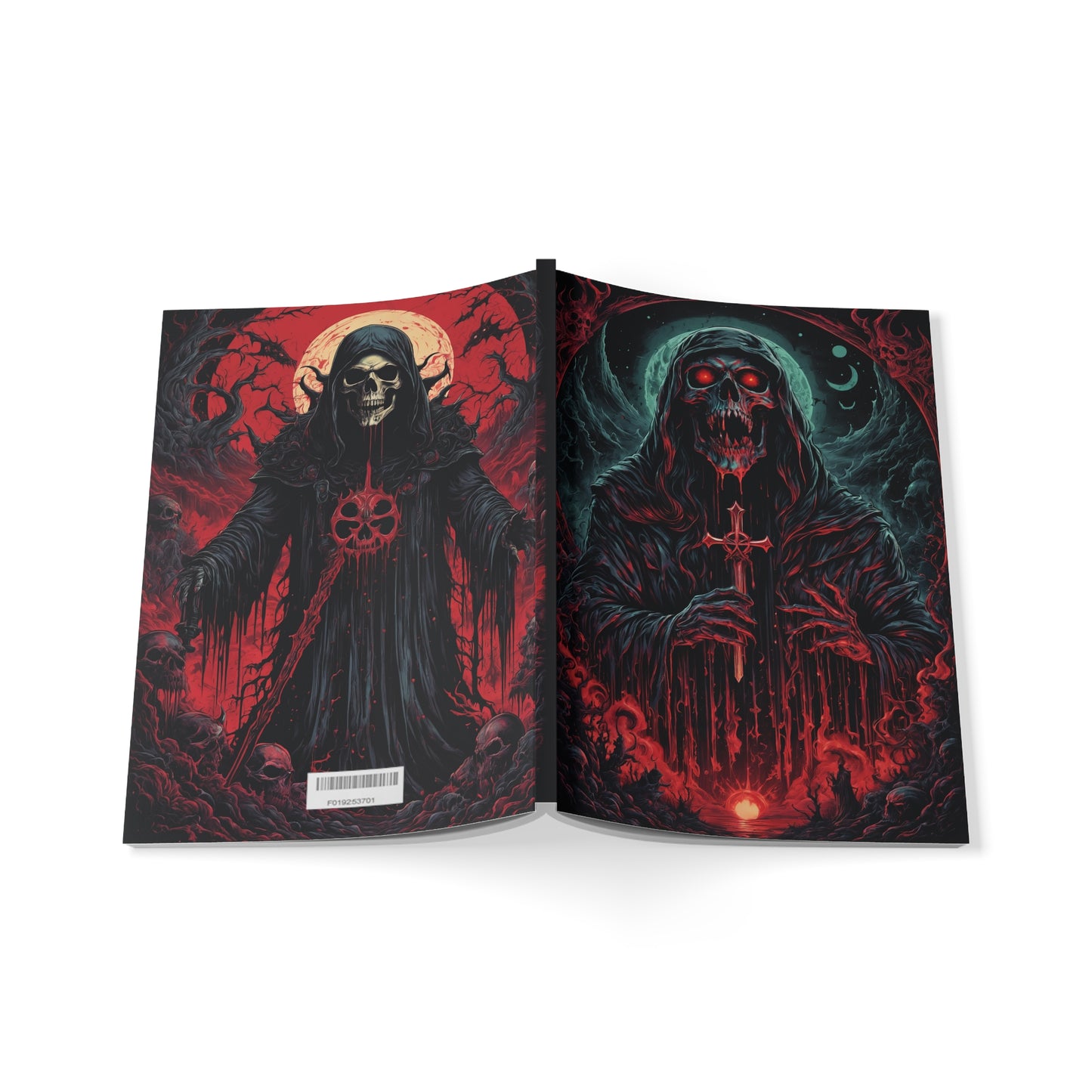 Retro Classic Horror | Blood Edition | Softcover Notebook, A5