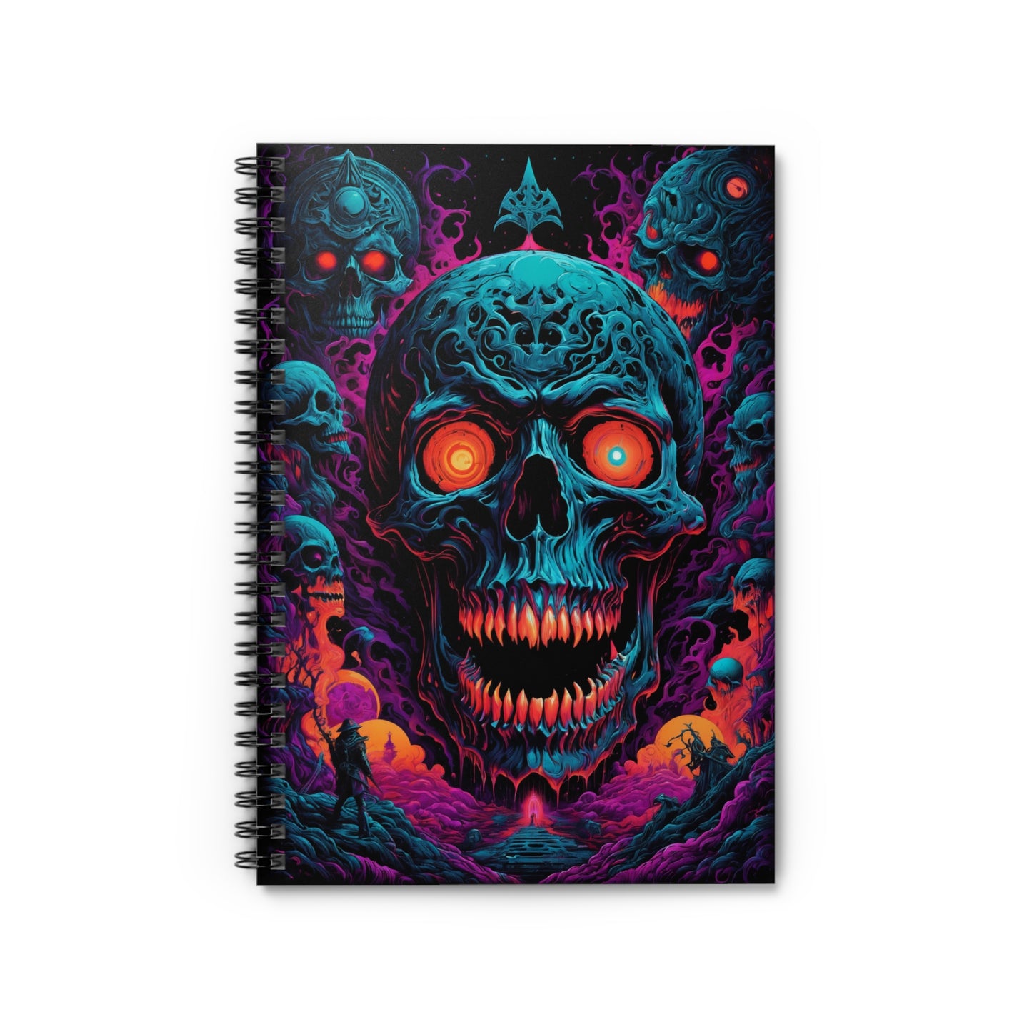 Retro Classic Horror | Spiral Notebook - Ruled Line