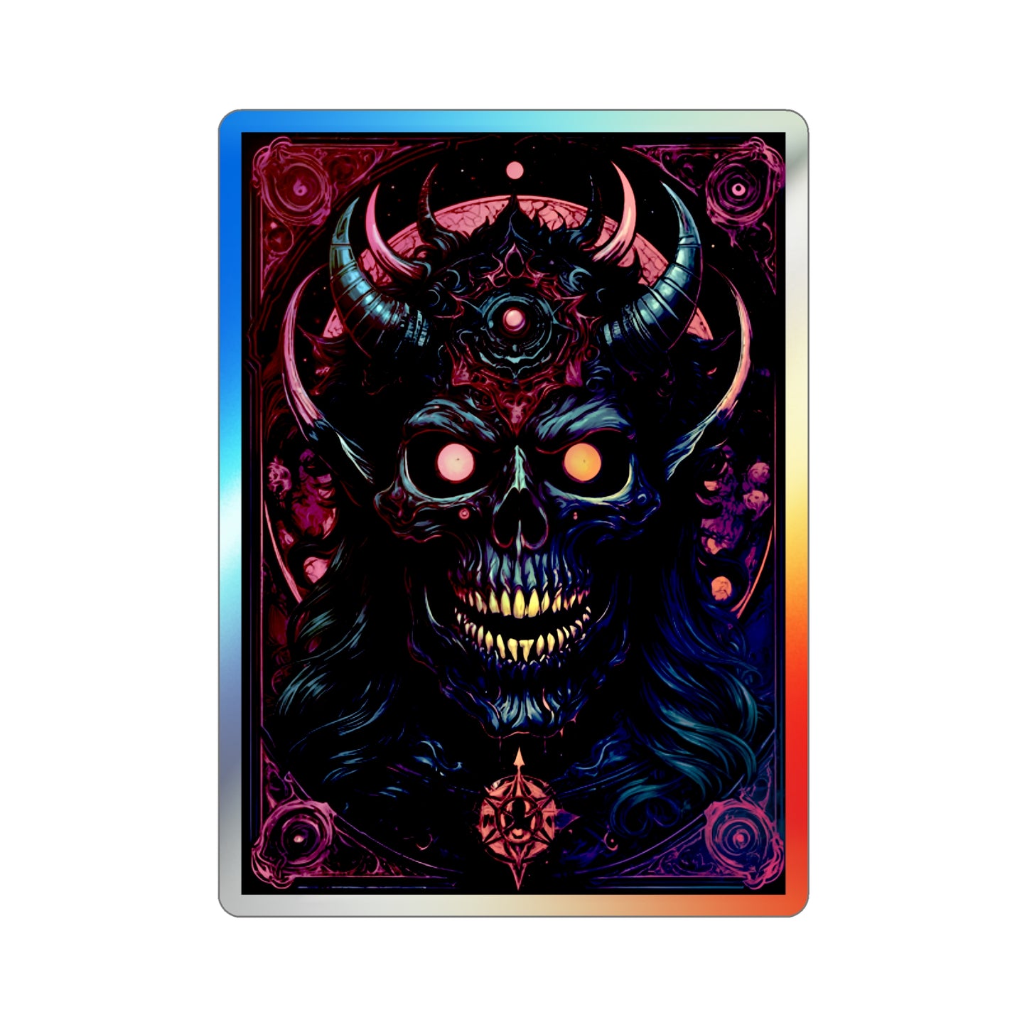 Retro Classic Horror | Holographic Die-cut Stickers