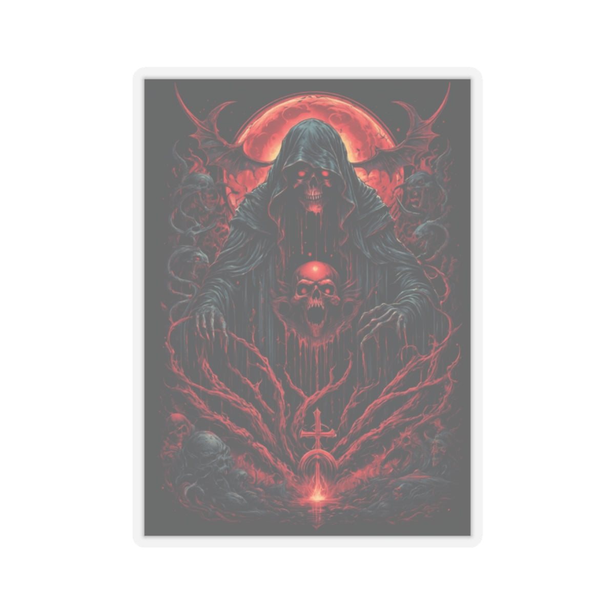 Retro Classic Horror | Blood Edition | Kiss-Cut Stickers