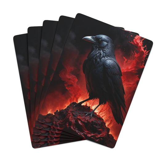 Ravens From Hell |  Poker Cards