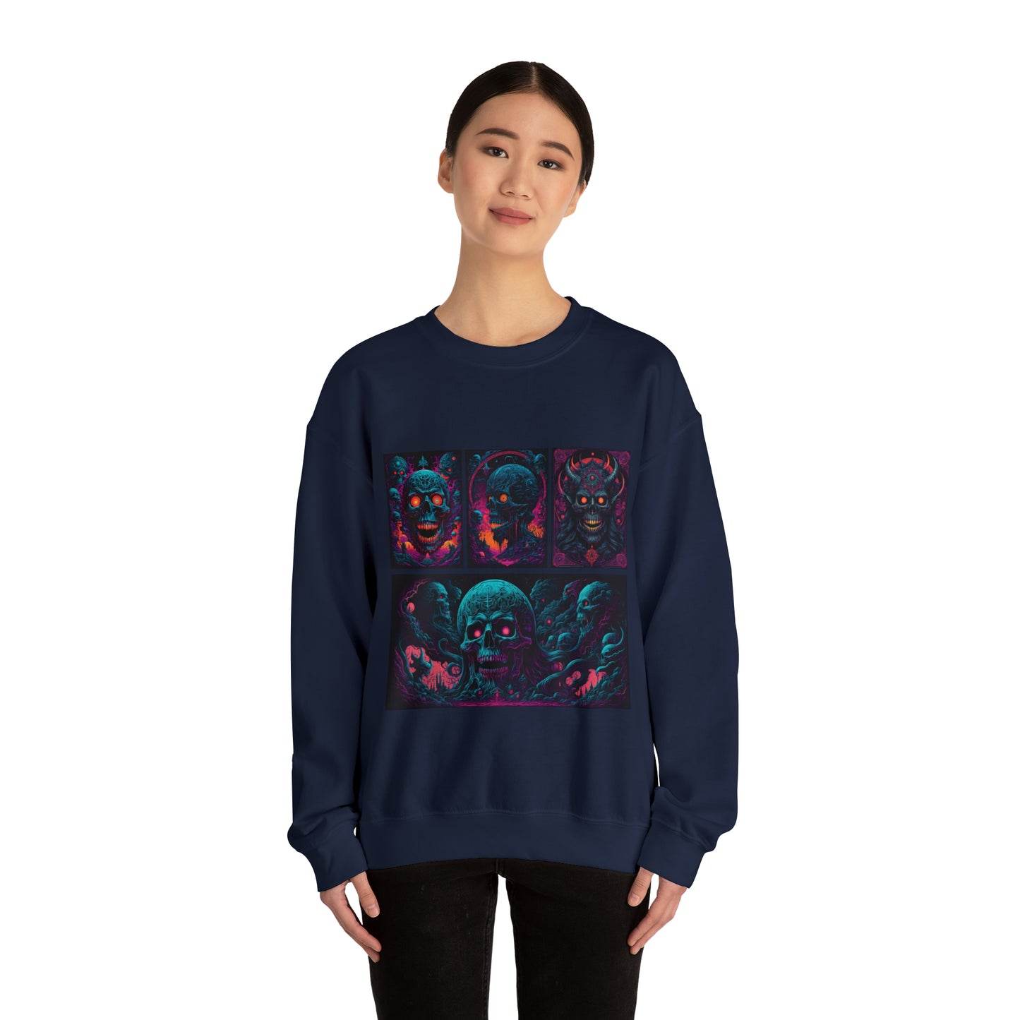 Retro Classic Horror Collection | Unisex Heavy Blend™ Crewneck Sweatshirt