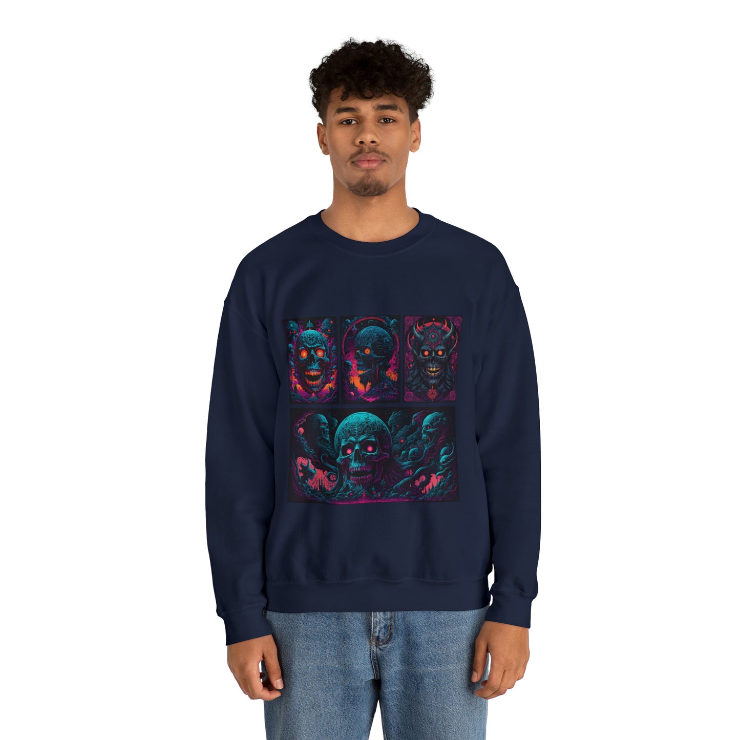 Retro Classic Horror Collection | Unisex Heavy Blend™ Crewneck Sweatshirt